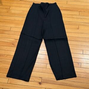 Toteme Black Wide-Leg Pants